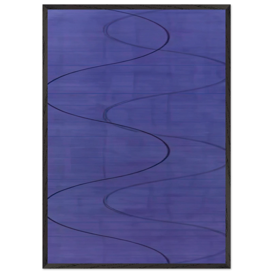 COLUMN PAINTING 9 2003 - Robert Mangold 70x100 cm / 28x40 inches Framed Art Print – Black Wooden Frame