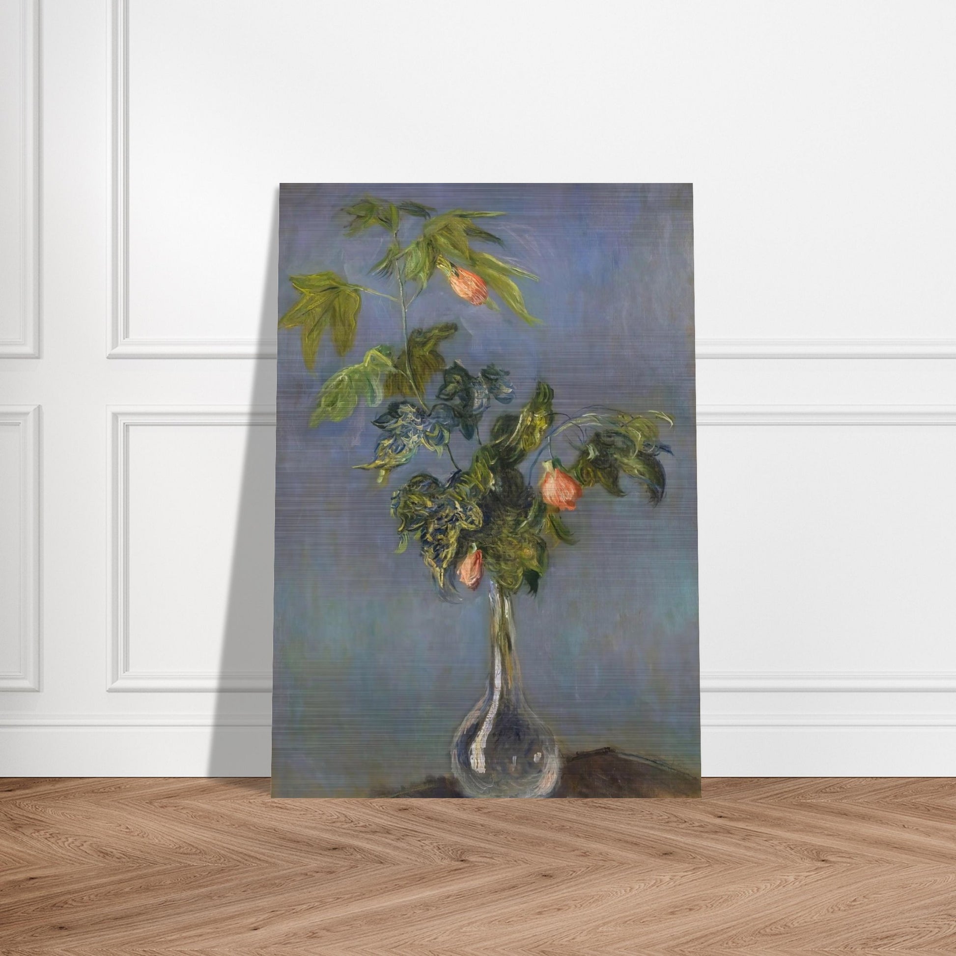 Flowers in a Vase - claude monet Brushed Aluminum Print - 70x100 cm / 28x40 inches | claude monet Aluminum Print | claude monet Prints