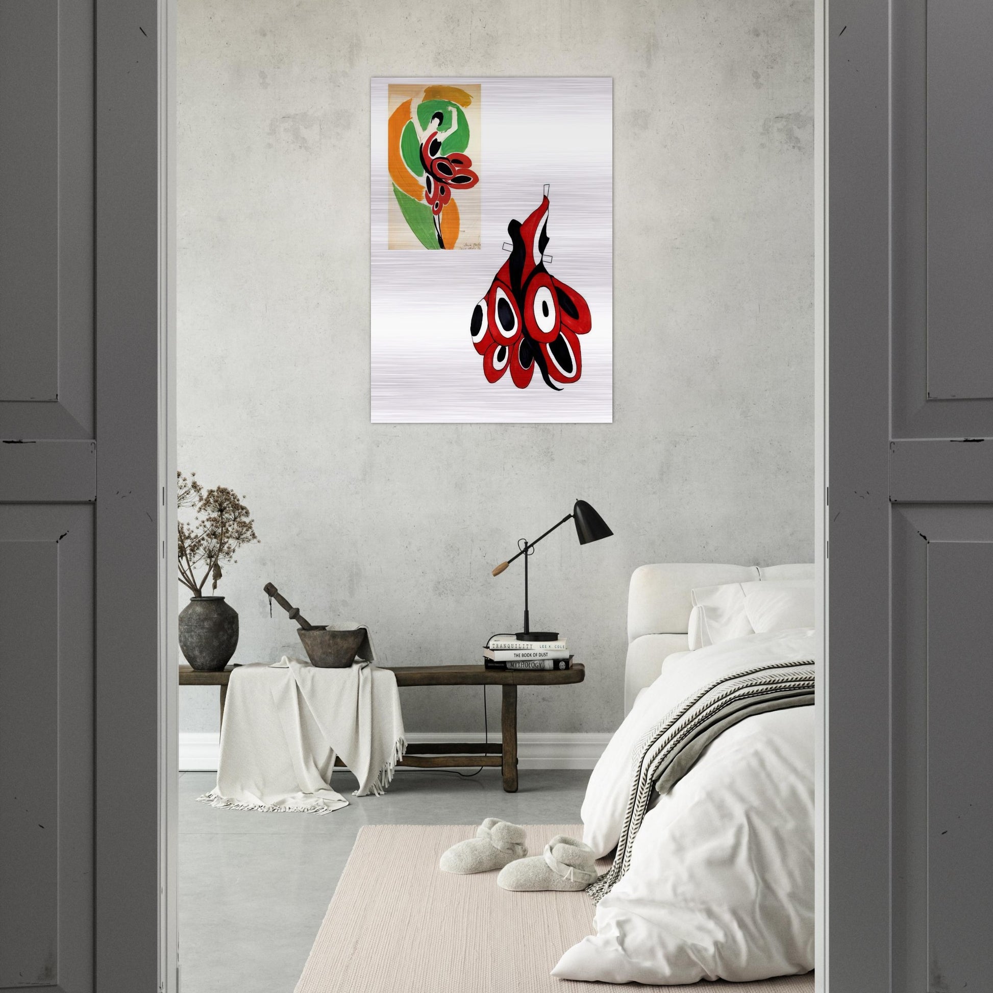 FASHION ILLUSTRATION 6 - Sonia Delaunay Brushed Aluminum Print - 70x100 cm / 28x40 inches | Sonia Delaunay Aluminum Print | Sonia Delaunay Prints