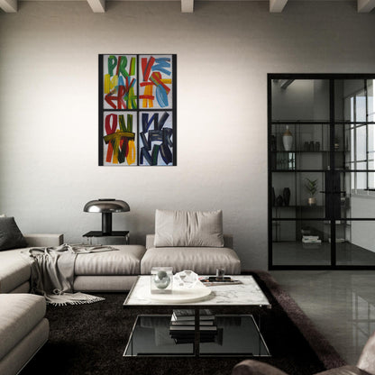 Four Seasons - 1989 - Joao Vieira Brushed Aluminum Print - 70x100 cm / 28x40 inches | Joao Vieira Aluminum Print | Joao Vieira Prints