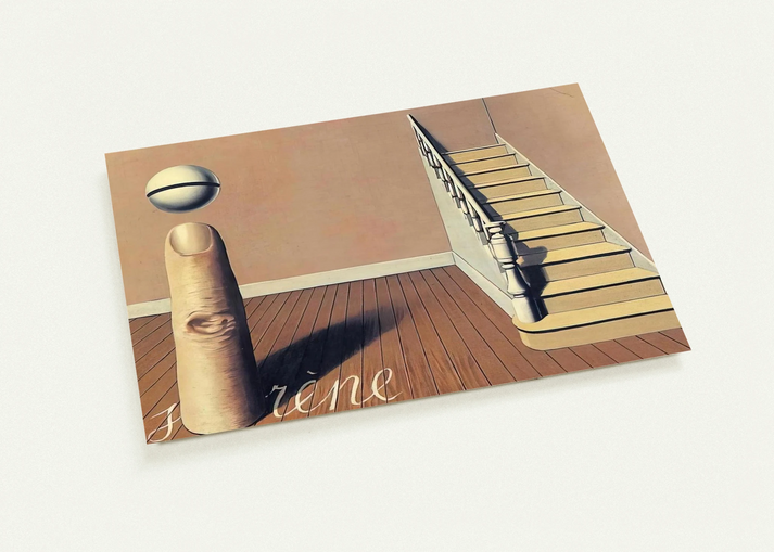 FORBIDDEN LITERATURE THE USE OF THE WORD 1936 By Rene Magritte Pack of 10 Post Cards | Rene Magritte Post Cards | A6 (10.5 x 14.8 cm) - 4.1 x 5.8 inches