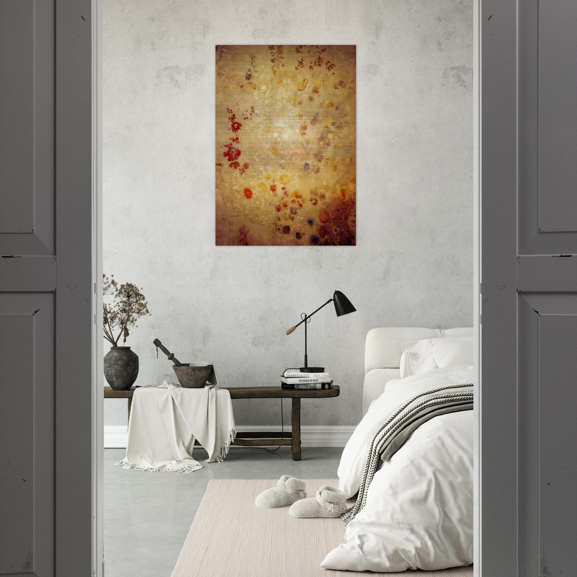 DECORATIVE PANEL 1 - Odilon Redon Brushed Aluminum Print - 70x100 cm / 28x40 inches | Odilon Redon Aluminum Print | Odilon Redon Prints