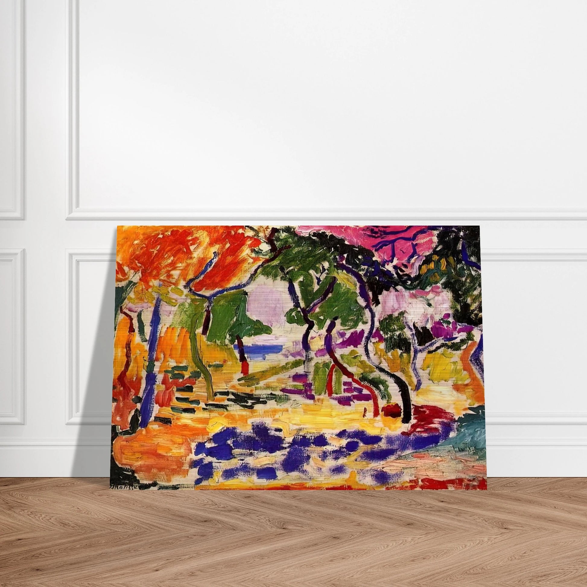 COUNTRYSIDE AT COLLIOURE 1905 - Henri Matisse Brushed Aluminum Print - 70x100 cm / 28x40 inches | Henri Matisse Aluminum Print | Henri Matisse Prints