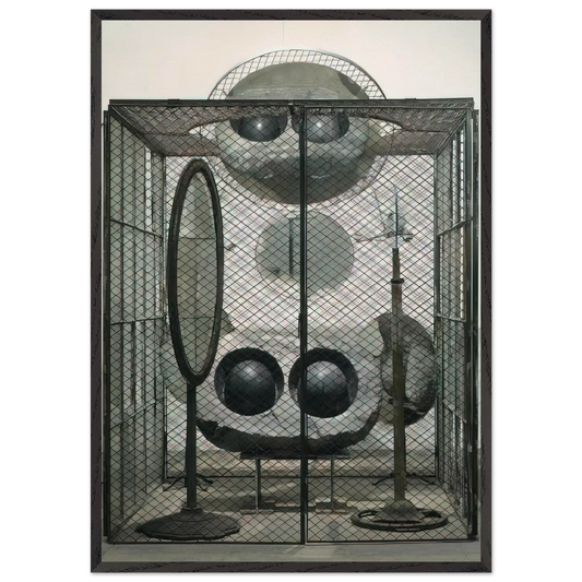 CELL EYES AND MIRRORS 1993 - Louise Bourgeois 70x100 cm / 28x40 inches Framed Art Print – Black Wooden Frame