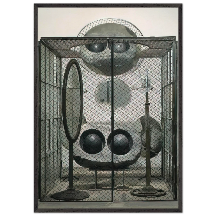 CELL EYES AND MIRRORS 1993 - Louise Bourgeois 70x100 cm / 28x40 inches Framed Art Print – Black Wooden Frame
