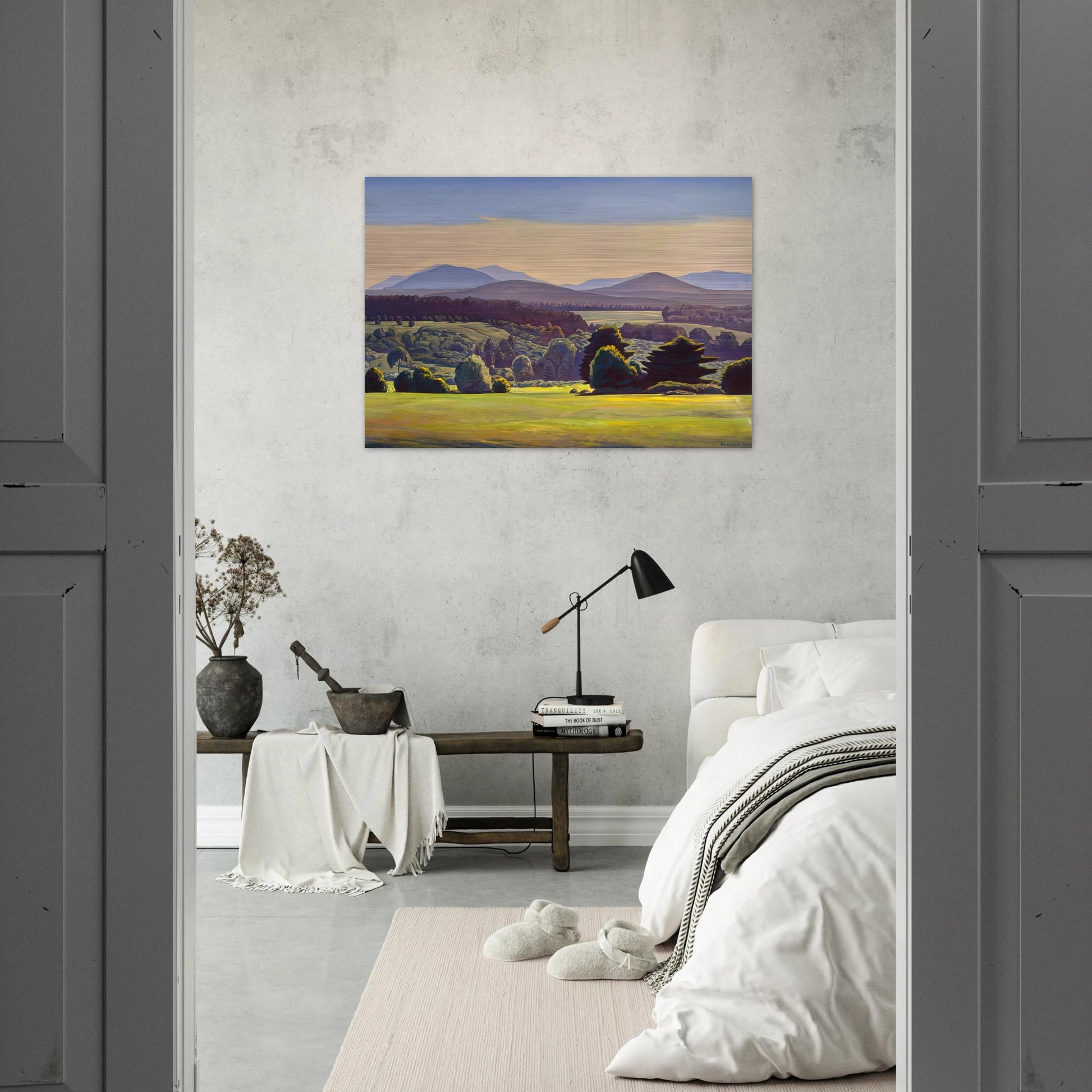 Summer Day. Asgaard - Rockwell Kent Brushed Aluminum Print - 70x100 cm / 28x40 inches | Rockwell Kent Aluminum Print | Rockwell Kent Prints