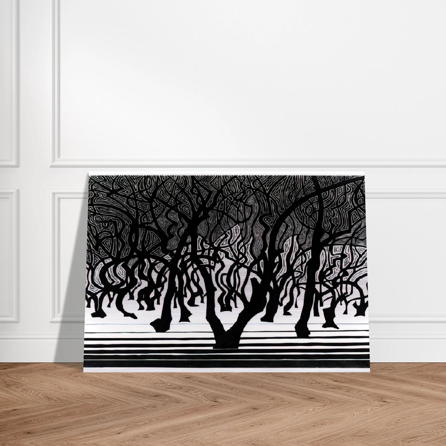 ESCHER (9) - MC Escher Brushed Aluminum Print - 70x100 cm / 28x40 inches | MC Escher Aluminum Print | MC Escher Prints