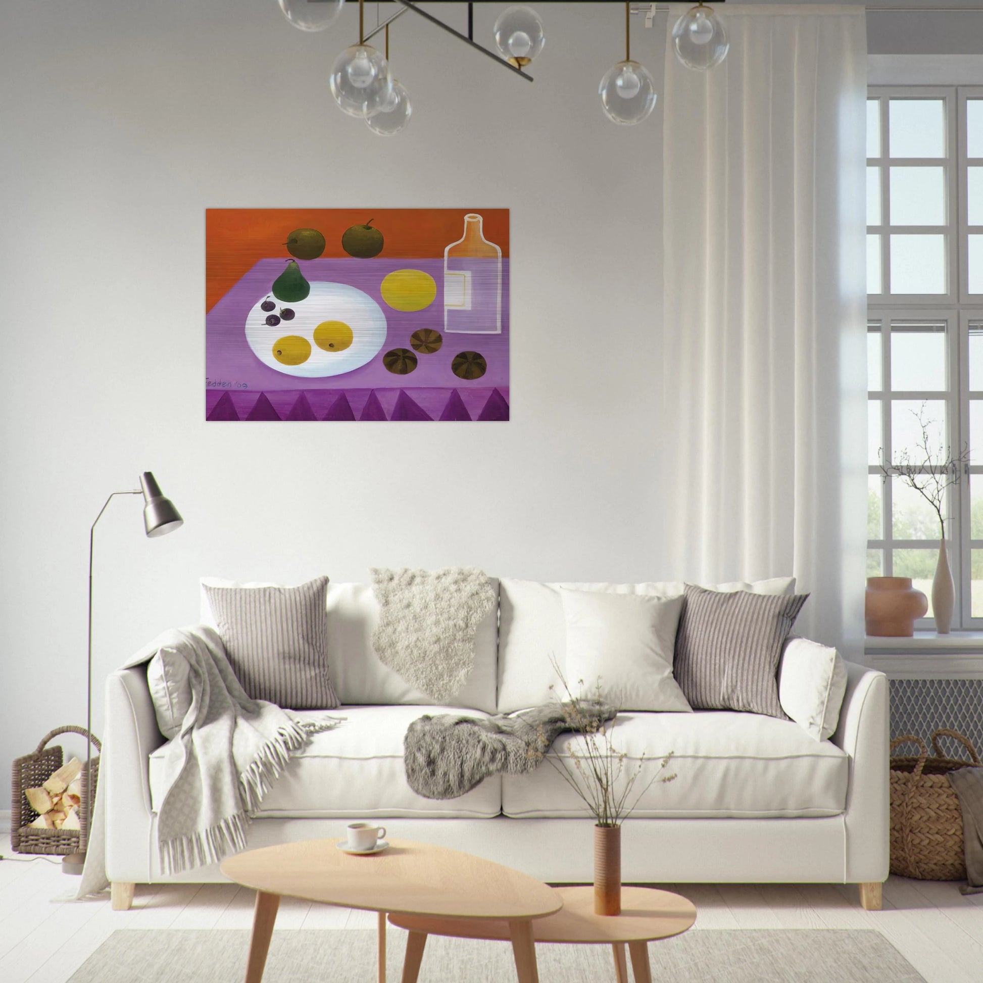 Fruit - 2009 - Mary Fedden Brushed Aluminum Print - 70x100 cm / 28x40 inches | Mary Fedden Aluminum Print | Mary Fedden Prints