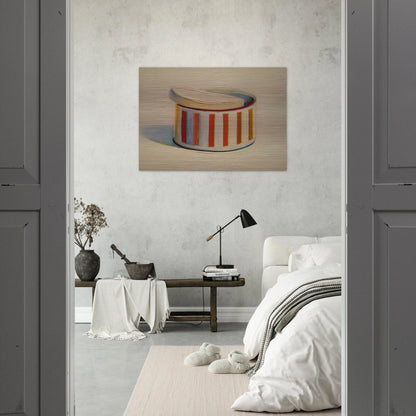 Powder with Puff - 1966 - Wayne Thiebaud Brushed Aluminum Print - 70x100 cm / 28x40 inches | Wayne Thiebaud Aluminum Print | Wayne Thiebaud Prints