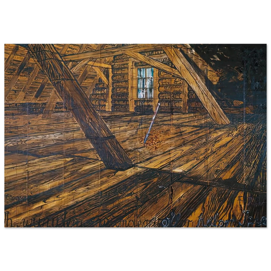 PARSIFAL III 1973 - Anselm Kiefer Brushed Aluminum Print - 70x100 cm / 28x40 inches | Anselm Kiefer Aluminum Print | Anselm Kiefer Prints