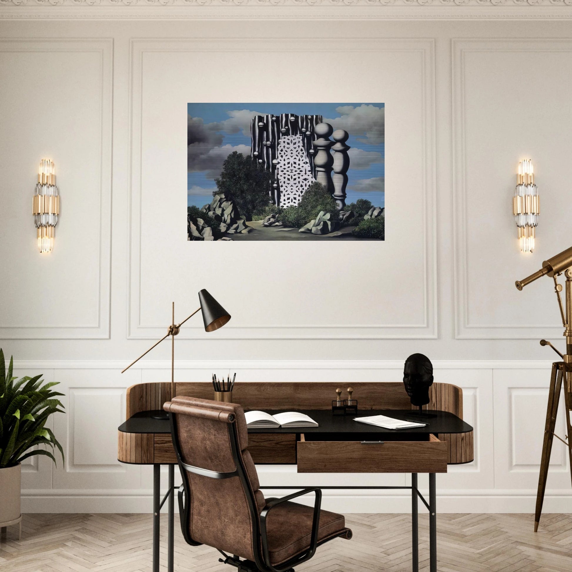 ANNUNCIATION 1930 - Rene Magritte Brushed Aluminum Print - 70x100 cm / 28x40 inches | Rene Magritte Aluminum Print | Rene Magritte Prints