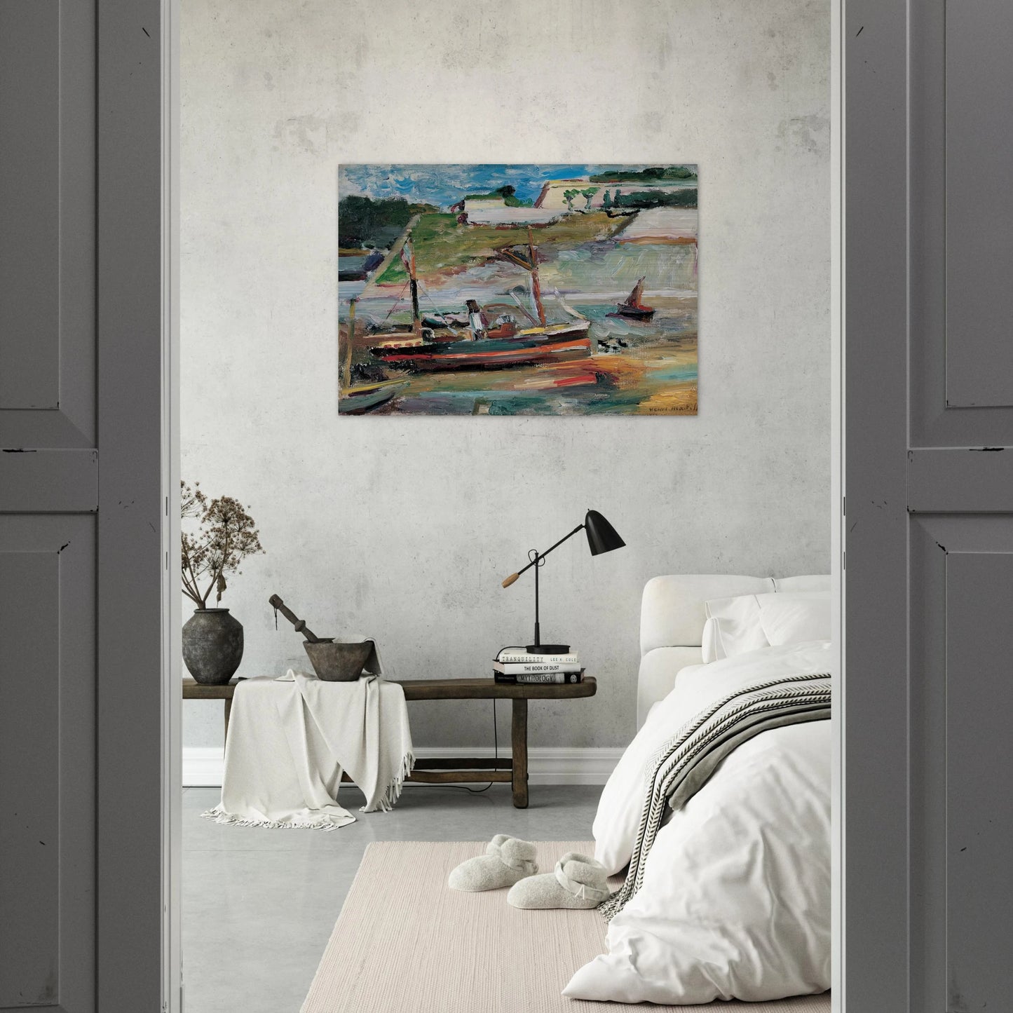BELLE ILE LE PORT DE PALAIS 1896 - Henri Matisse Brushed Aluminum Print - 70x100 cm / 28x40 inches | Henri Matisse Aluminum Print | Henri Matisse Prints