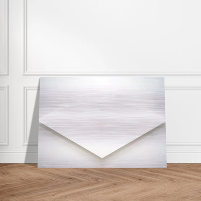 White Curve - Ellsworth Kelly Brushed Aluminum Print - 70x100 cm / 28x40 inches | Ellsworth Kelly Aluminum Print | Ellsworth Kelly Prints