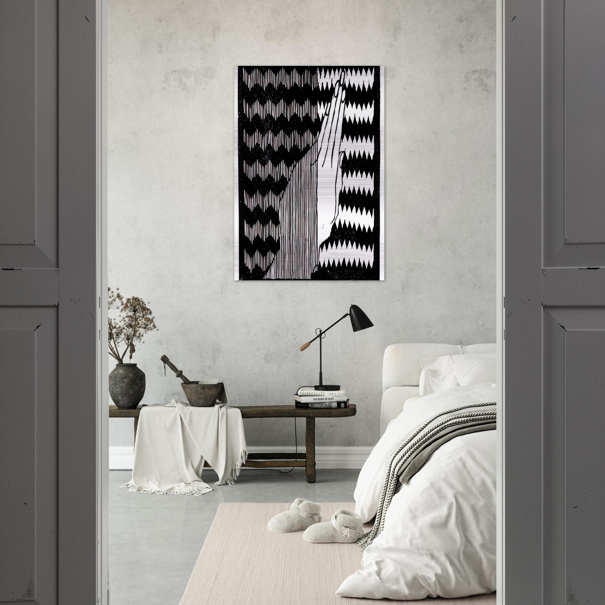 ESCHER (6) - MC Escher Brushed Aluminum Print - 70x100 cm / 28x40 inches | MC Escher Aluminum Print | MC Escher Prints