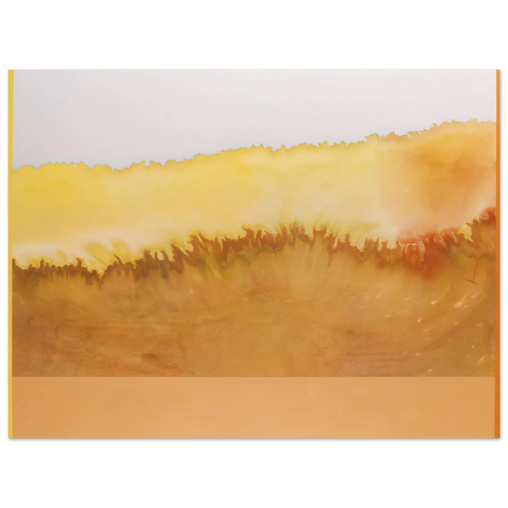 Ronnie Landfield - Sun Castle - 1979  75x100 cm / 30x40inches Fine Art Poster