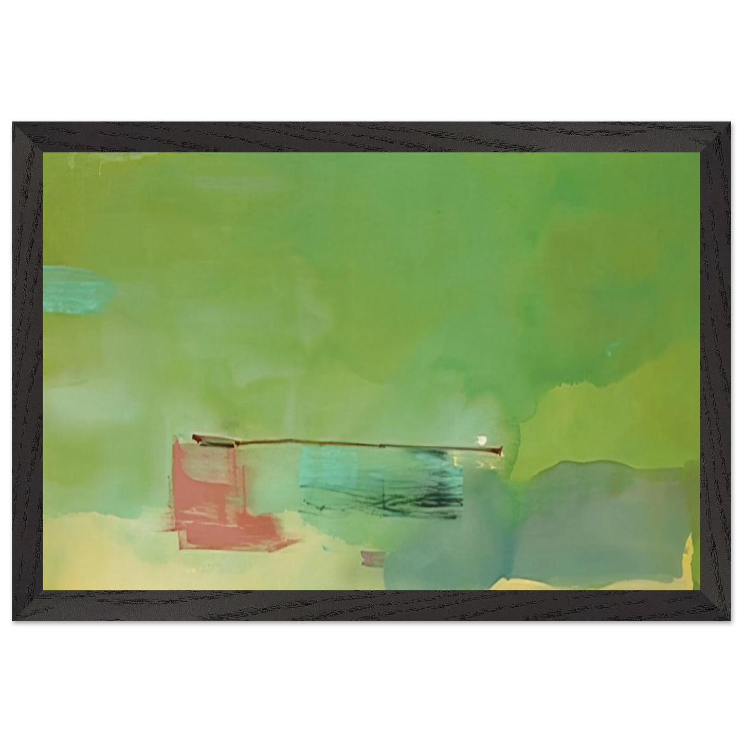 Helen Frankenthaler - Springscape - 1975 Wall art - A3 (29.7 x 42  cm) - Fine Art Poster-canvas - -