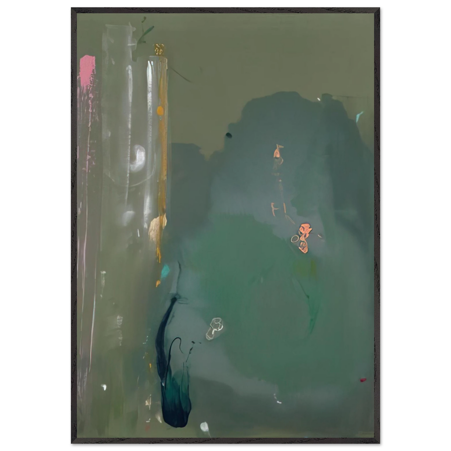 Helen Frankenthaler - CÃƒÆ’Ã‚Â´te d Argent - 1980 Wall art - A3 (29.7 x 42  cm) - Fine Art Poster-canvas - -