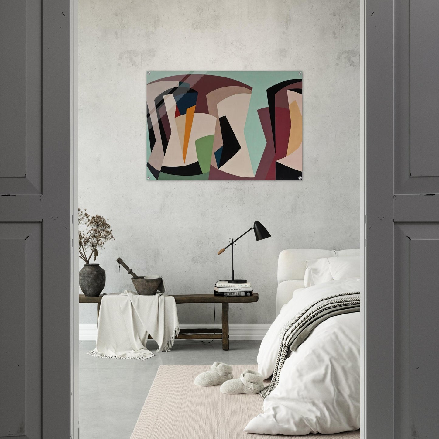 Untitled - 1955 - Karl Benjamin Acrylic Print - 70x100 cm / 28x40″ inches