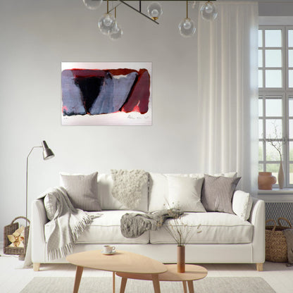 Untitled - 1979 - Bram van Velde Brushed Aluminum Print - 70x100 cm / 28x40 inches | Bram van Velde Aluminum Print | Bram van Velde Prints