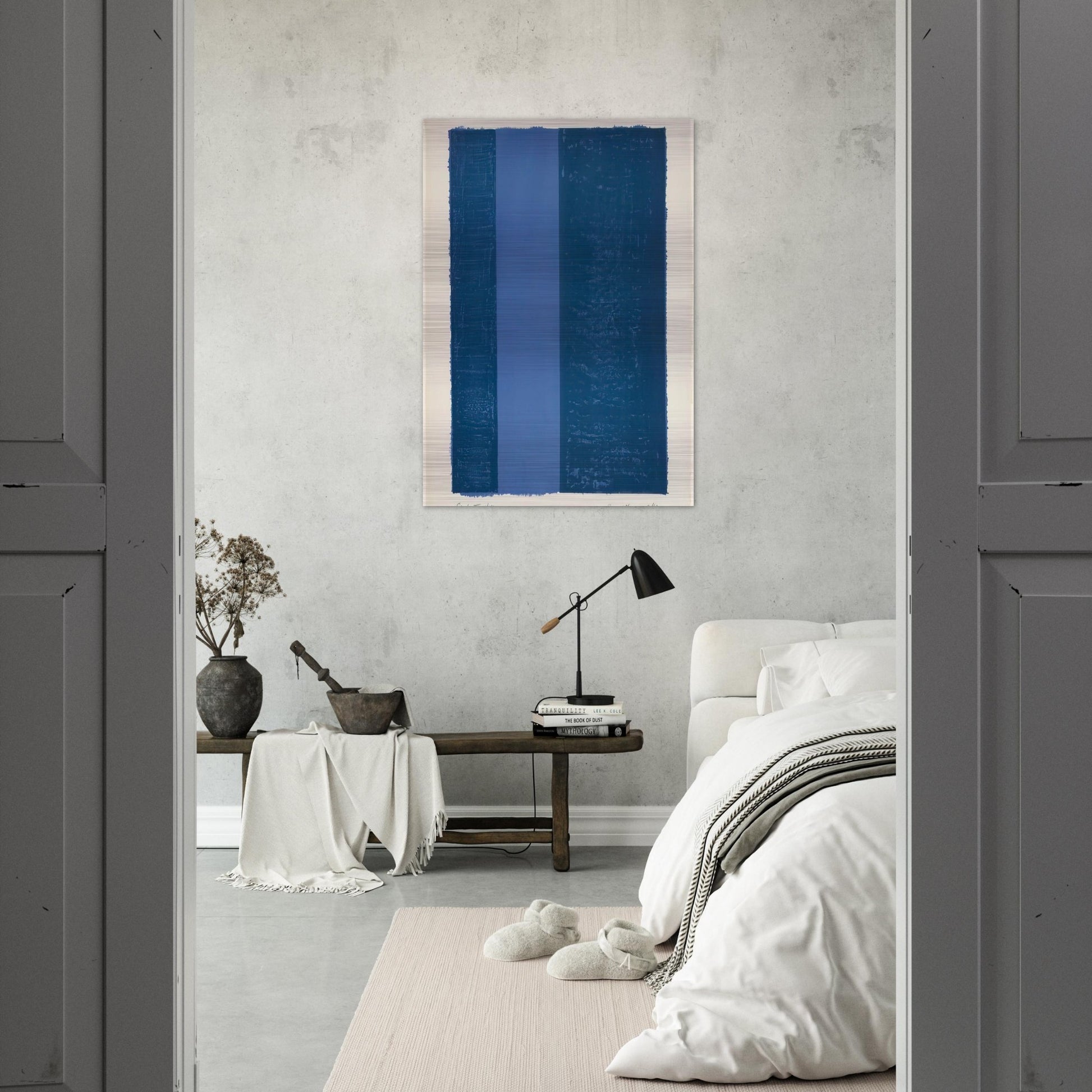 Canto VII - Barnett Newman Brushed Aluminum Print - 70x100 cm / 28x40 inches | Barnett Newman Aluminum Print | Barnett Newman Prints