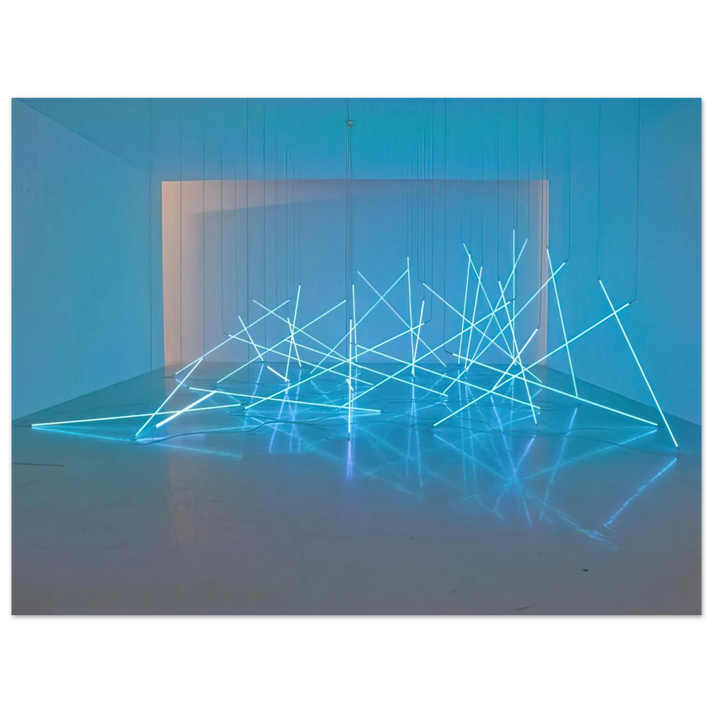 Francois Morellet - Avalanche - 1996  75x100 cm / 30x40inches Fine Art Poster