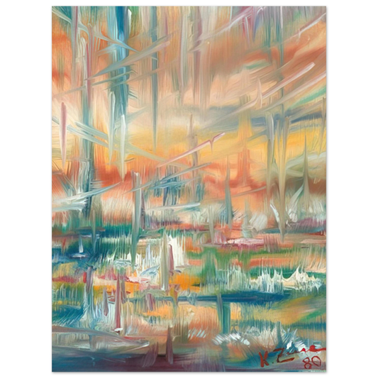 Konrad Zuse - Abstract Composition  75x100 cm / 30x40inches Fine Art Poster