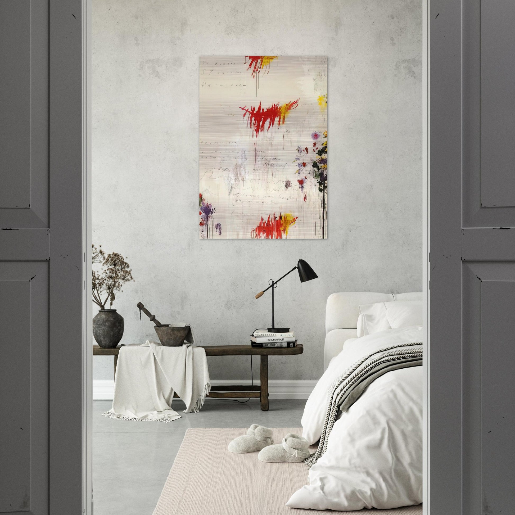 Quattro stagioni I. Primavera - Cy Twombly Brushed Aluminum Print - 70x100 cm / 28x40 inches | Cy Twombly Aluminum Print | Cy Twombly Prints