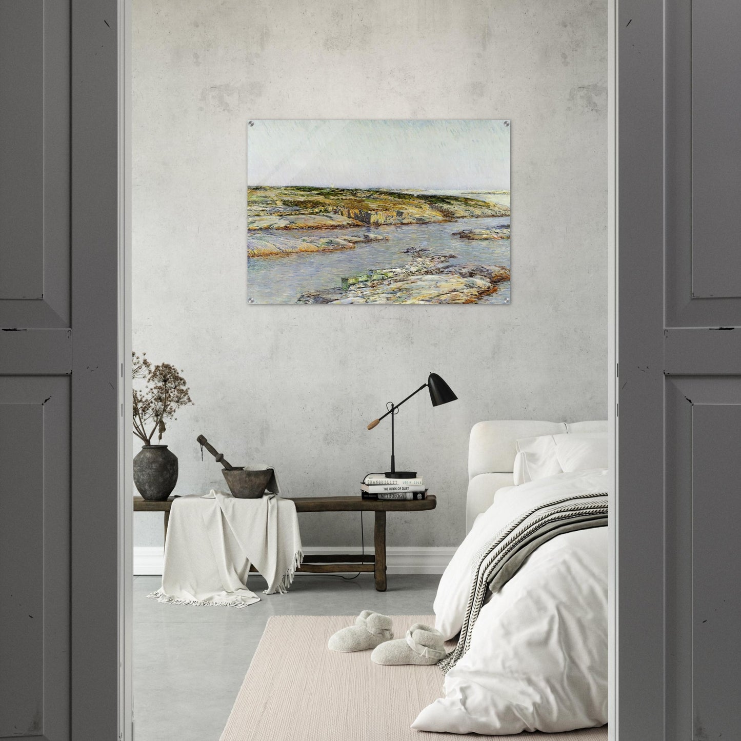 Summer Afternoon, Isles of Shoals - Childe Hassam Acrylic Print - 70x100 cm / 28x40″ inches