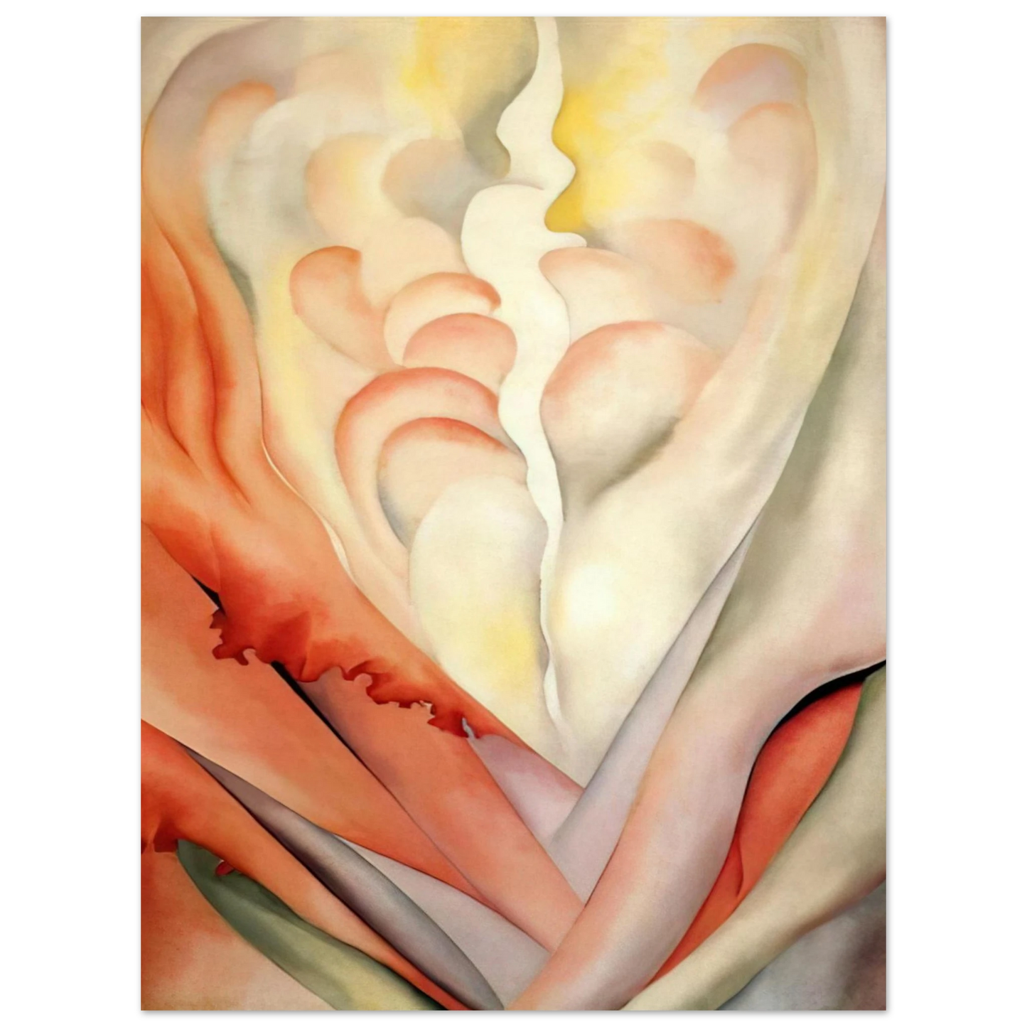 Georgia O'Keeffe - Flower Abstraction Fine Art Poster