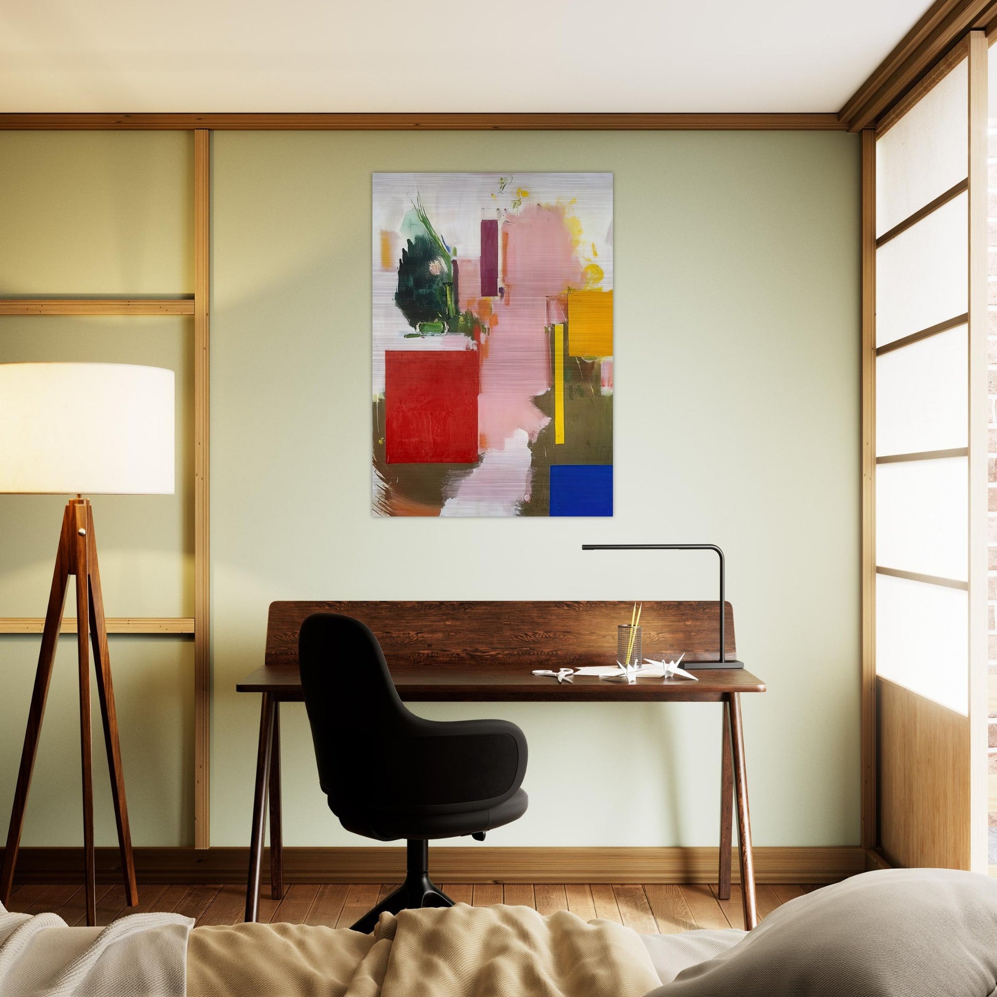 Summer 1965 - Hans Hofmann Brushed Aluminum Print - 70x100 cm / 28x40 inches | Hans Hofmann Aluminum Print | Hans Hofmann Prints