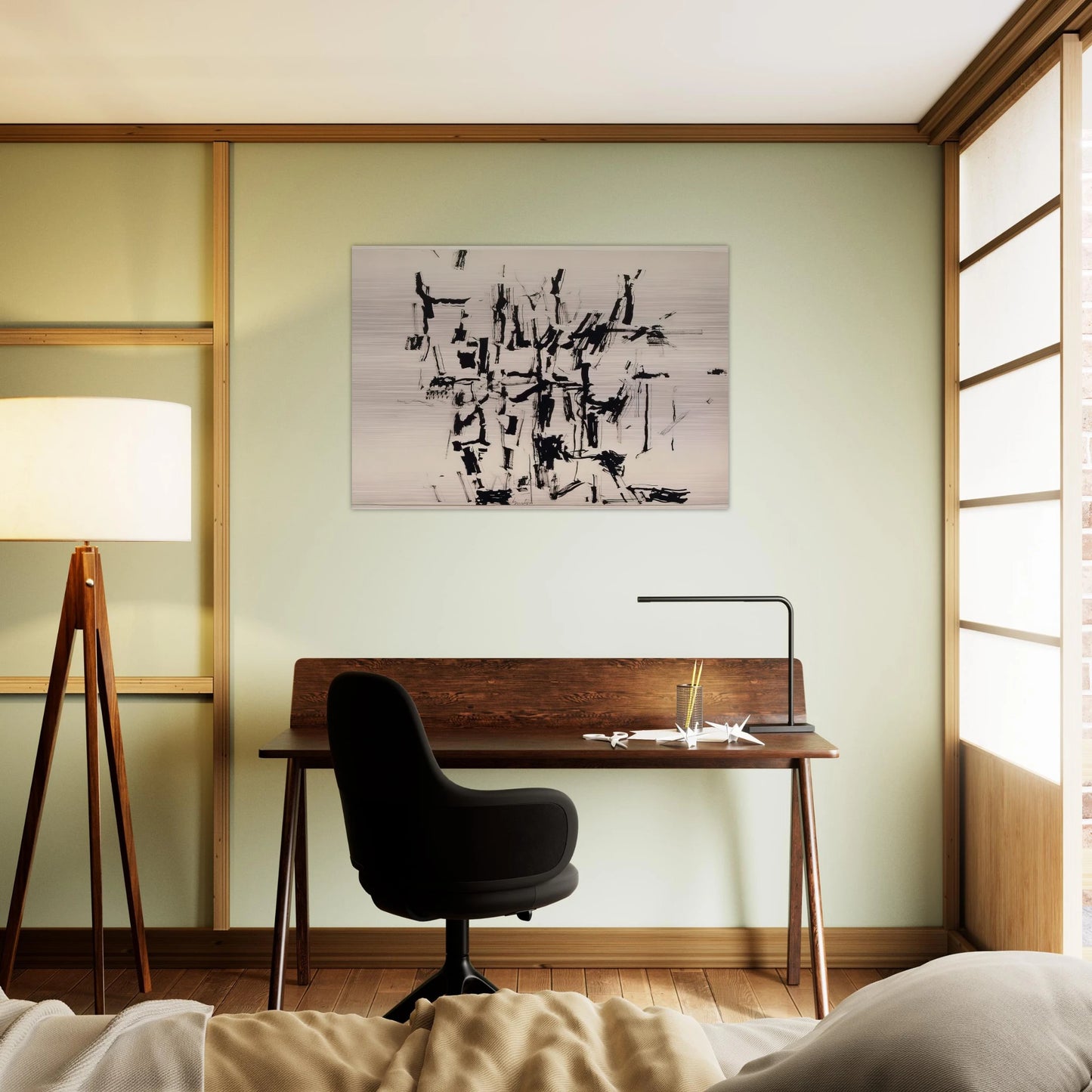 DRAWING RELATED TO ZONE DRAWING NO 19 - Philip Guston Brushed Aluminum Print - 70x100 cm / 28x40 inches | Philip Guston Aluminum Print | Philip Guston Prints