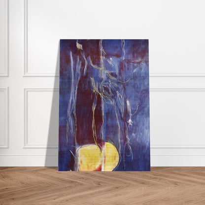 All About Blue - 1994 - Helen Frankenthaler Brushed Aluminum Print - 70x100 cm / 28x40 inches | Helen Frankenthaler Aluminum Print | Helen Frankenthaler Prints