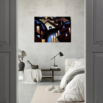 Nature Symbolized or Reefs - 1924 - Arthur Dove Brushed Aluminum Print - 70x100 cm / 28x40 inches | Arthur Dove Aluminum Print | Arthur Dove Prints