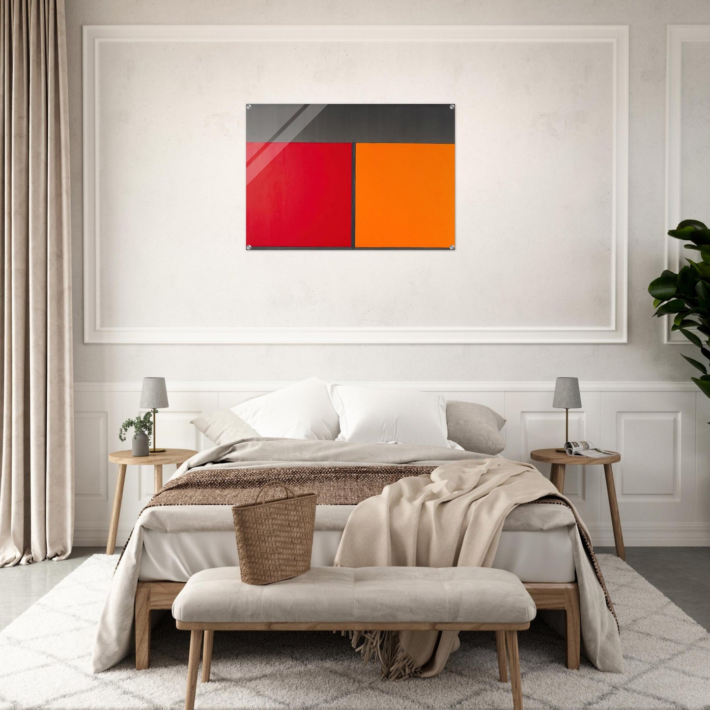 15.10.67 - 1967 - John Hoyland Acrylic Print - 70x100 cm / 28x40″ inches