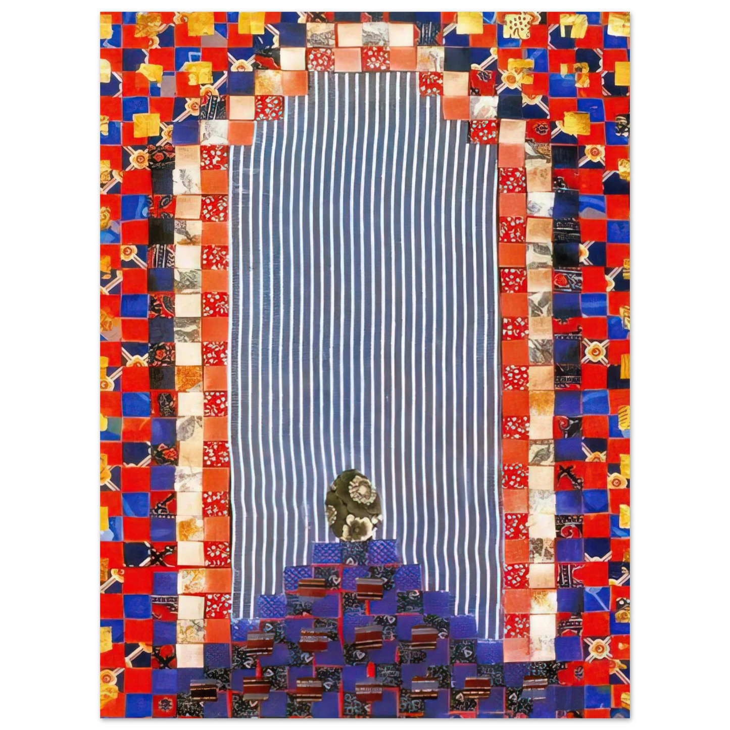 Miriam Schapiro - The First Theater - PD Pattern and Decoration  75x100 cm / 30x40inches Fine Art Poster