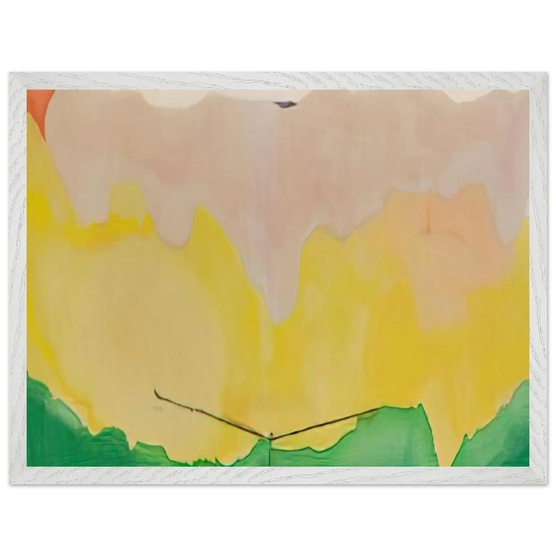Helen Frankenthaler - Boulevard - 1973 Wall art - 30x45 cm / 12x18 Inches - Premium Wooden Framed Poster With Fine Art Paper - Wood frame