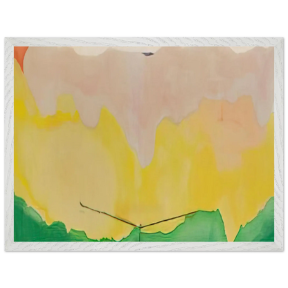 Helen Frankenthaler - Boulevard - 1973 Wall art - 30x45 cm / 12x18 Inches - Premium Wooden Framed Poster With Fine Art Paper - Wood frame