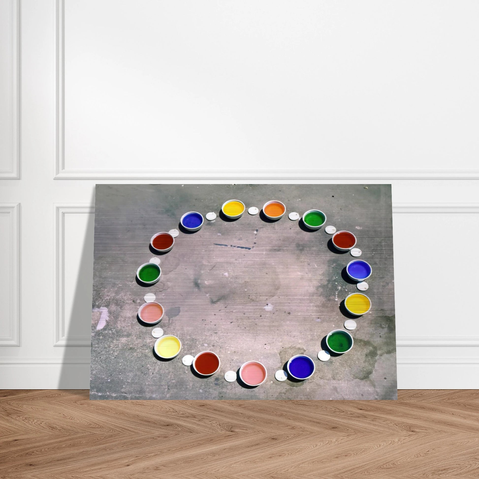 Wheel of Delights - 1967 - Lygia Pape Brushed Aluminum Print - 70x100 cm / 28x40 inches | Lygia Pape Aluminum Print | Lygia Pape Prints