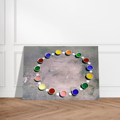 Wheel of Delights - 1967 - Lygia Pape Brushed Aluminum Print - 70x100 cm / 28x40 inches | Lygia Pape Aluminum Print | Lygia Pape Prints