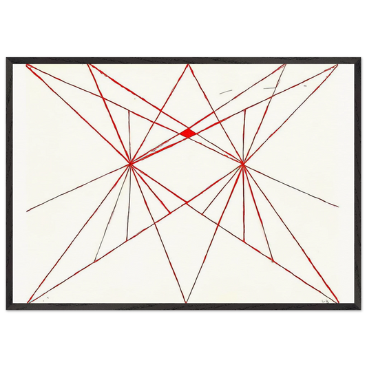 UNTITLED 1995 6 - Louise Bourgeois 70x100 cm / 28x40 inches Framed Art Print – Black Wooden Frame