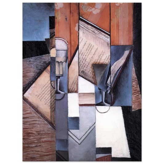 Juan Gris - THE BOOK 1913  75x100 cm / 30x40inches Fine Art Poster