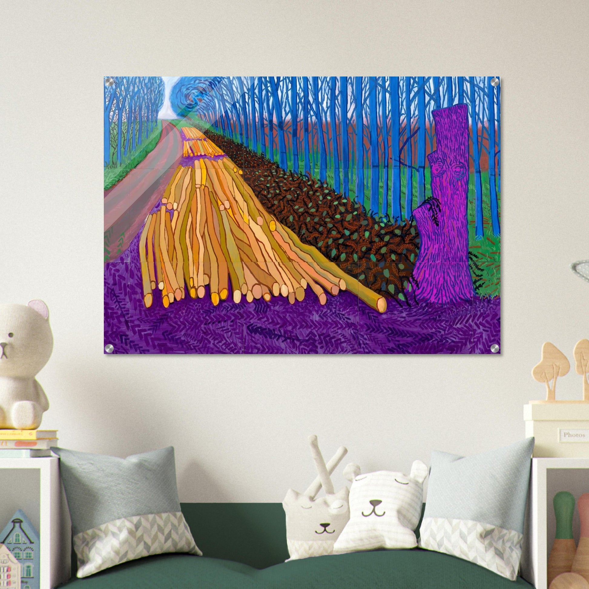 David Hockney - David Hockney Acrylic Print - 70x100 cm / 28x40″ inches | David Hockney Wall Art | David Hockney Prints