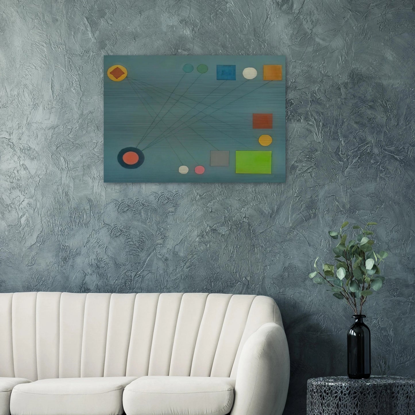 De la Serie Cartas Celestes - 1956 1 - Lolo Soldevilla Brushed Aluminum Print - 70x100 cm / 28x40 inches | Lolo Soldevilla Aluminum Print | Lolo Soldevilla Prints
