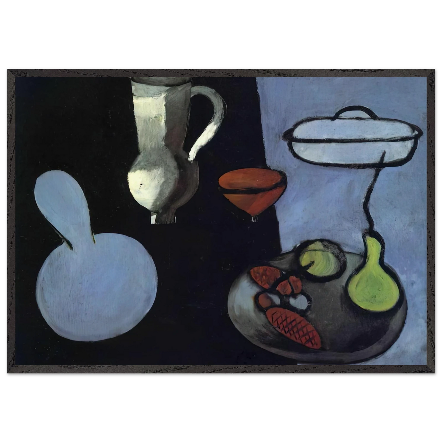 THE GOURDS 1916 - Henri Matisse 70x100 cm / 28x40 inches Framed Art Print – Black Wooden Frame