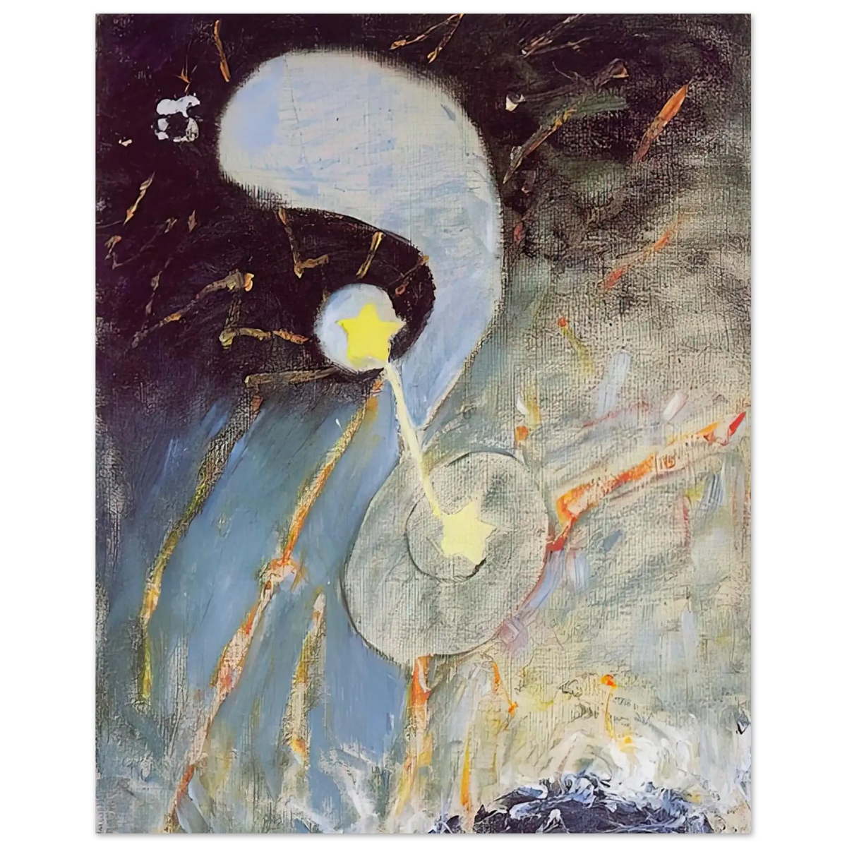 Hilma af Klint - CHAOS NR 2 1906 Wall art - 30x40 cm / 12x16 Inches - Fine Art Poster - -