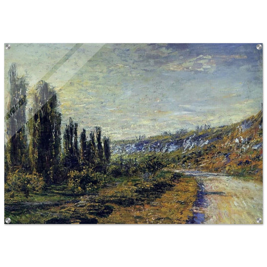 The Road from Vetheuil - claude monet Acrylic Print - 70x100 cm / 28x40″ inches