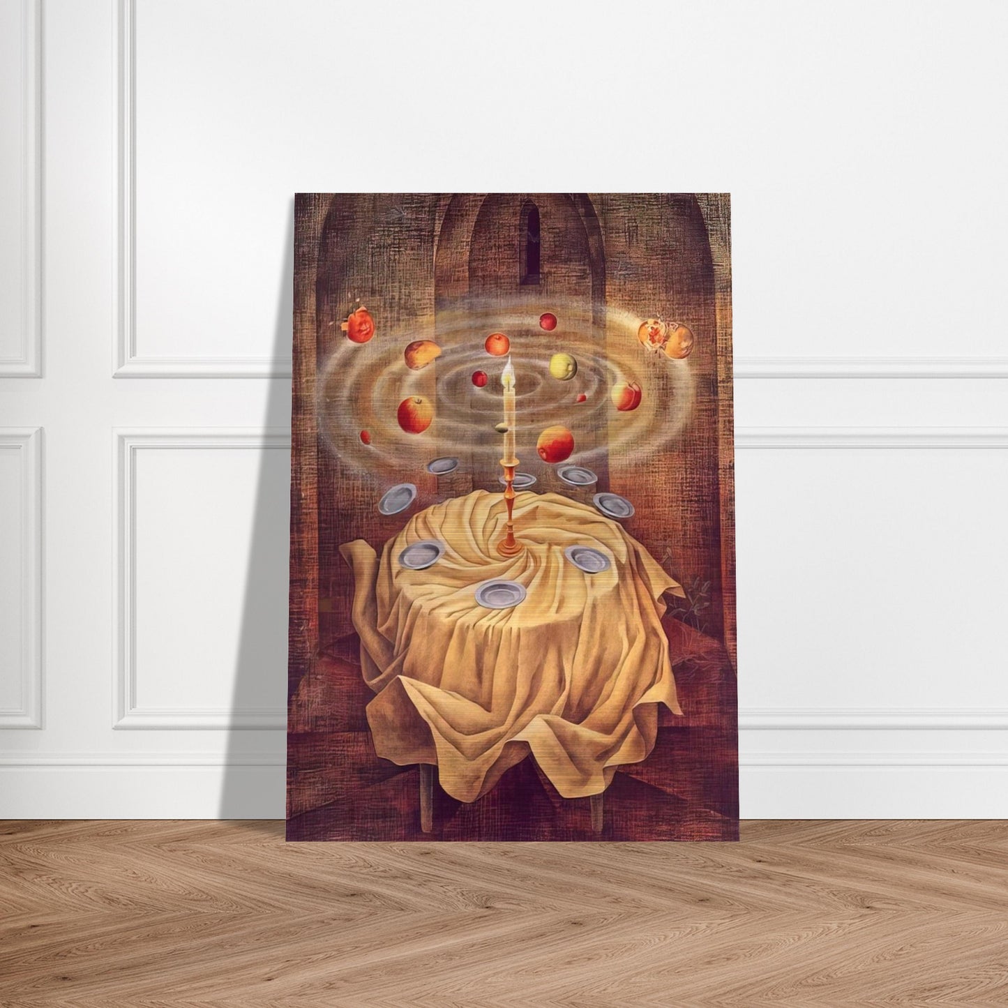 STILL LIFE RESLICITANDO 1963 - Remedios Varo Brushed Aluminum Print - 70x100 cm / 28x40 inches | Remedios Varo Aluminum Print | Remedios Varo Prints