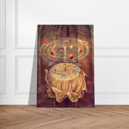 STILL LIFE RESLICITANDO 1963 - Remedios Varo Brushed Aluminum Print - 70x100 cm / 28x40 inches | Remedios Varo Aluminum Print | Remedios Varo Prints