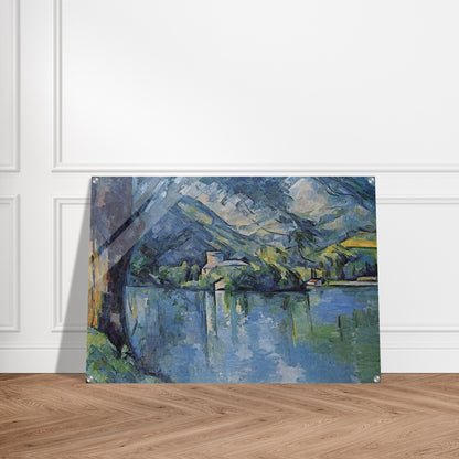 The Lac d'Annecy - Paul Cézanne Acrylic Print - 70x100 cm / 28x40″ inches