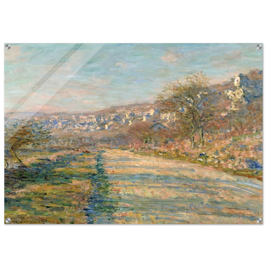 Road of La Roche-Guyon - claude monet Acrylic Print - 70x100 cm / 28x40″ inches